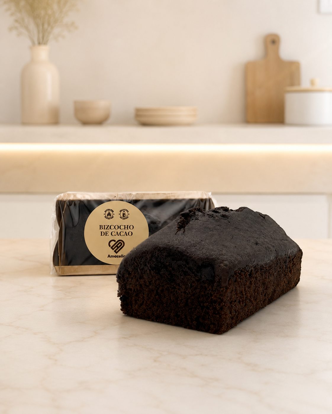 Bizcocho de cacao sin gluten 300 g - Imagen 2